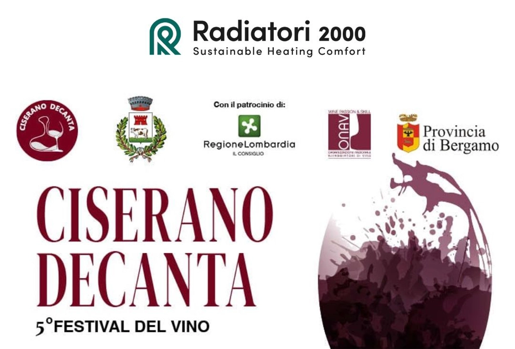 Radiatori 2000 S.p.A. supports Ciserano Decanta 2026: enhancing the local area through community and shared experiences